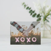 Penseel script knuffels en kussen Foto Briefkaart (Staand voorkant)