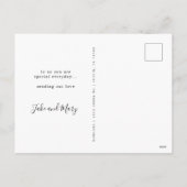 Penseel script knuffels en kussen Foto Briefkaart (Achterkant)