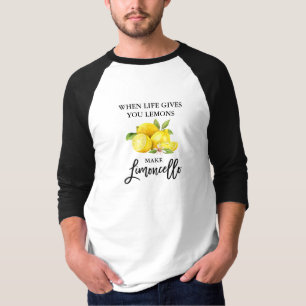 Penseel Script Limoncello Lemons Sports T-shirt
