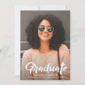 Penseel script verpleegkunde afstuderen partij uit kaart (Voorkant)