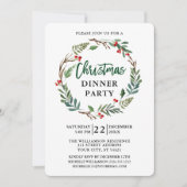 Penseel Script Waterverf met kerstfeest Kaart (Voorkant)