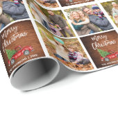 Penseel Script Wood  Truck 3 Foto Cadeaupapier (Rol Hoek)