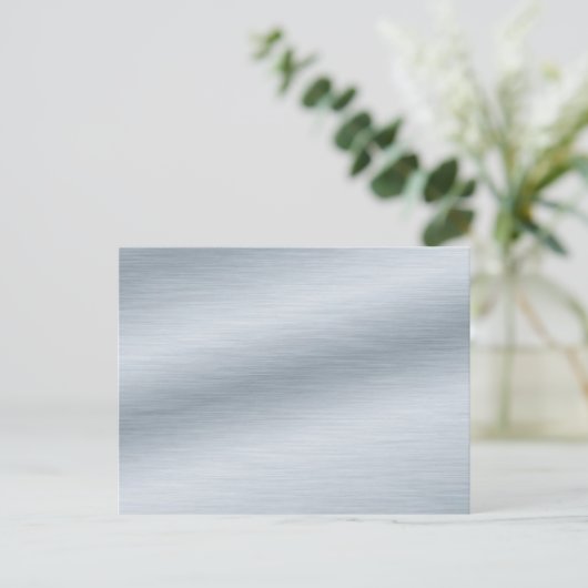 Penseel Silver-kijk achtergrond Briefkaart (Staand voorkant)