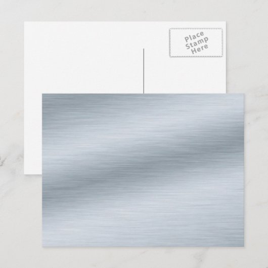 Penseel Silver-kijk achtergrond Briefkaart (Voorkant / Achterkant)