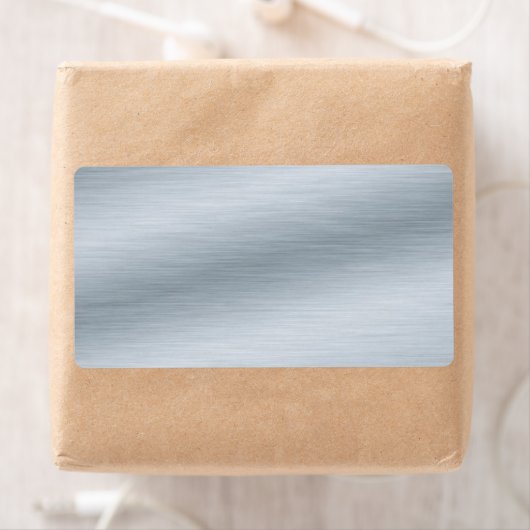 Penseel Silver-kijk achtergrond Etiket (Insitu)