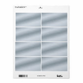 Penseel Silver-kijk achtergrond Etiket (Full Sheet)