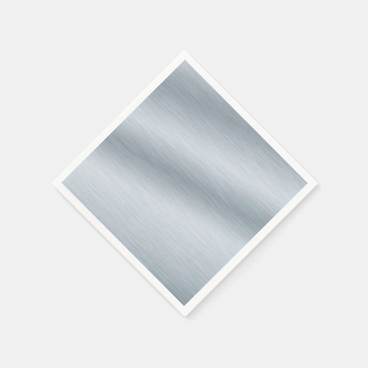 Penseel Silver-kijk achtergrond Servet (Hoek)