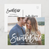 Penseel sparen het Briefkaart van de Datum (Voorkant / Achterkant)