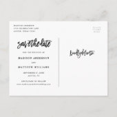 Penseel sparen het Briefkaart van de Datum (Achterkant)