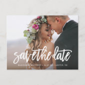 Penseel sparen het Briefkaart van de Datum (Voorkant)