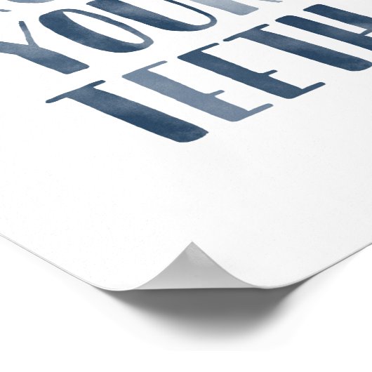 Penseel uw tanden Kinder Poster (Hoek)