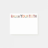 Penseel uw Tedeminnerij na-its met Snoep Post-it® Notes (Voorkant)