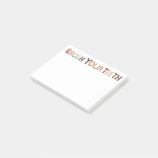 Penseel uw Tedeminnerij na-its met Snoep Post-it® Notes (Schuin)