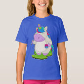 Penseel van Unicorn Painter T-shirt (Voorkant)