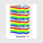 Penseel voor mij sticker (Vel)