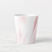 Penseel Zacht Roze Latte Mok (Voorkant)