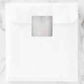 Penseel zilvermetaal, lege Sjabloon DIY-tekst en - Vierkante Sticker (Tas)