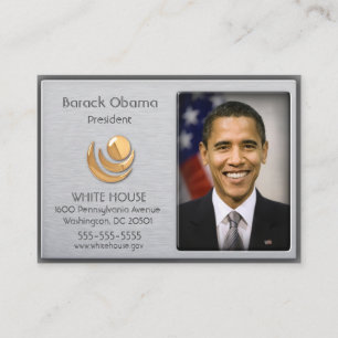 Penseelaluminium met Gold Accent-profielkaarten Visitekaartje