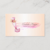 Penseelbakkerijgereedschap Leidingbalkbloemen Visitekaartje (Voorkant)