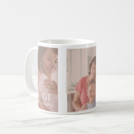 Penseelbekleding Gigi Moederdag Coffee Mok (Voorkant links)