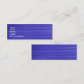 Penseelblauw Mini Visitekaartje (Voorkant / Achterkant)