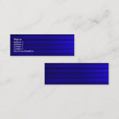 Penseelblauw Mini Visitekaartje (Voorkant / Achterkant)