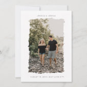 Penseelfoto van Lijst Save The Date (Voorkant)