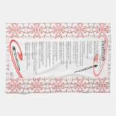 penseelgedicht theedoek (Horizontaal)