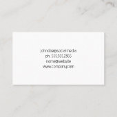 Penseelhuis Logo | Werknemer die Muur schilderen Visitekaartje (Achterkant)