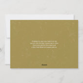 Penseelkalligrafie Gold Merriest kerstfoto Feestdagenkaart (Achterkant)