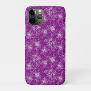 Penseelkersen, lilly-pilly floral paars iPhone 11 pro hoesje