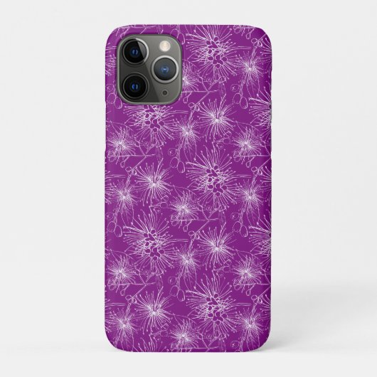 Penseelkersen, lilly-pilly floral paars Case-Mate iPhone case (Achterkant)