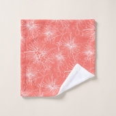 Penseelkersen lilly-pilly floral white koral bad handdoek (Wasdoekje)