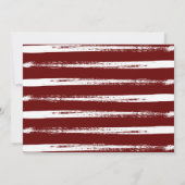 Penseelkleurige Lijst-feestdag fotokaart Feestdagenkaart (Achterkant)