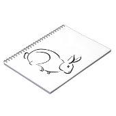 Penseelkonijn Notitieboek (Linkerzijde)