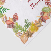 Penseelkunst van Herfst voor Thanksgiving Tissuepapier (Detail)