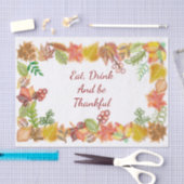 Penseelkunst van Herfst voor Thanksgiving Tissuepapier (Craft)