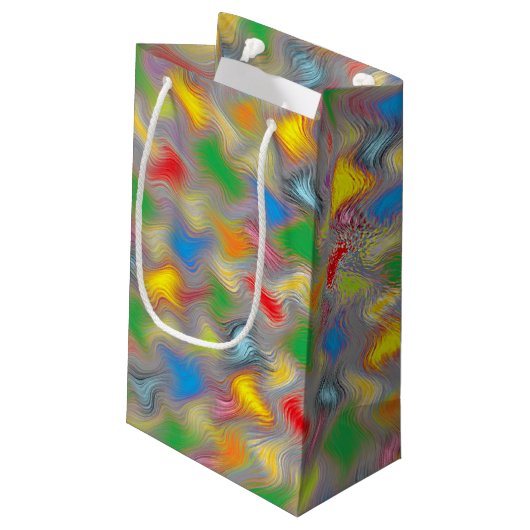 Penseellijnen Klein Cadeauzakje (Achterkant Gekanteld)