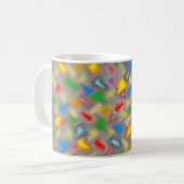 Penseellijnen Koffiemok (Voorkant links)