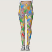 Penseellijnen Leggings (Voorkant)