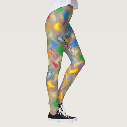 Penseellijnen Leggings (Rechts)