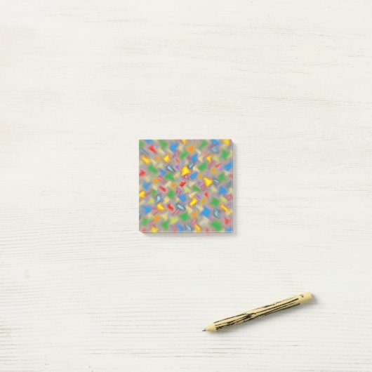 Penseellijnen Post-it® Notes (Op bureau)