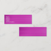 Penseelmagenta Mini Visitekaartje (Voorkant / Achterkant)