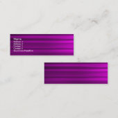 Penseelmagenta Mini Visitekaartje (Voorkant / Achterkant)