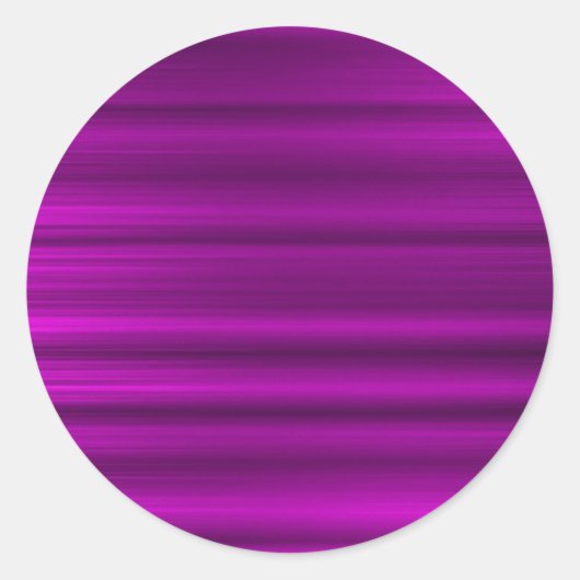 Penseelmagenta Paars Ronde Sticker (Voorkant)