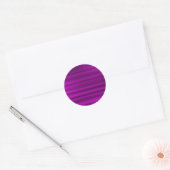 Penseelmagenta Paars Ronde Sticker (Envelop)