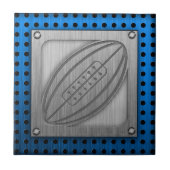 Penseelmetaal-kijk Rugby Tegeltje (Voorkant)