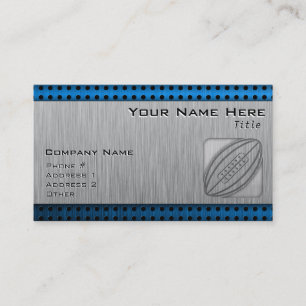 Penseelmetaal-kijk Rugby Visitekaartje