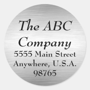 Penseelmetalen Adresetiketten stickers