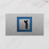 Penseelmetalen blik Golf Visitekaartje (Achterkant)